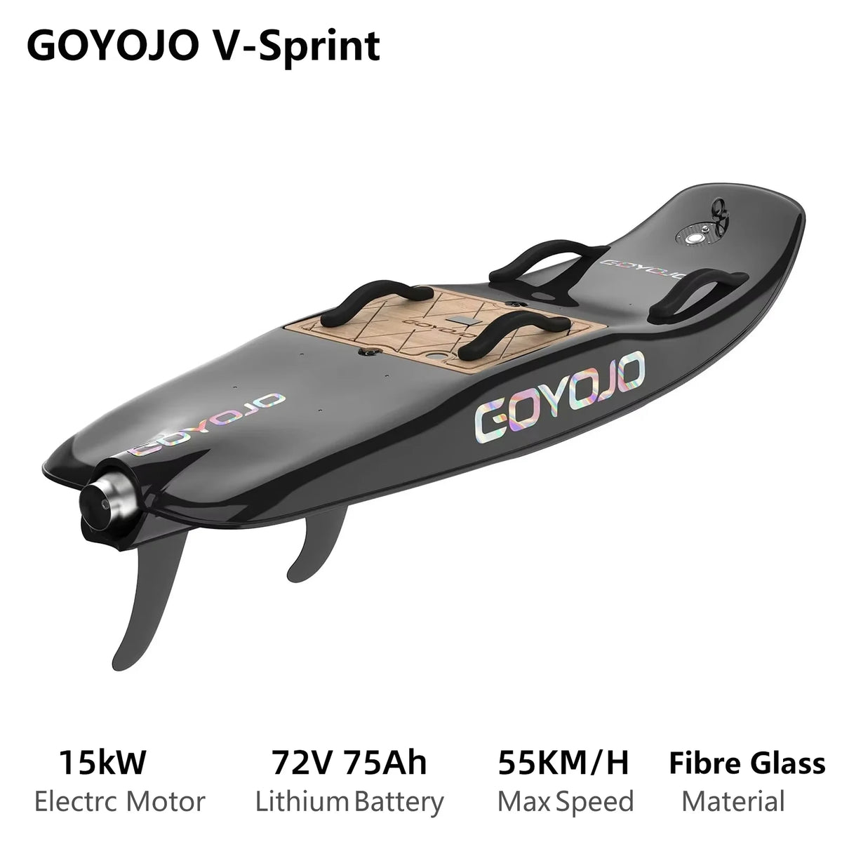 GOYOJO Carbon Fiber Electric Jet Surfboard with Smart Water Scooter