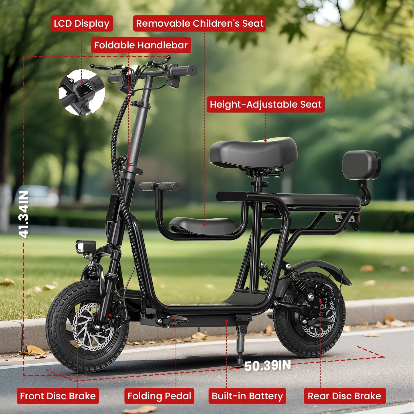 EILLEO SPACEWALK Foldable Electric Scooter With Seat