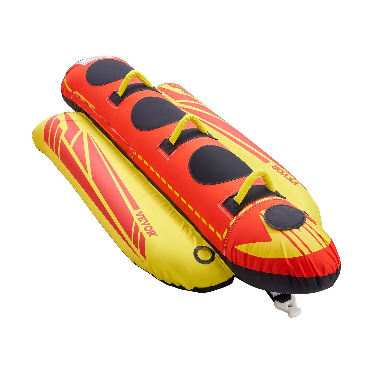 Towable Hot Dog Water Sport Tube For Boating 1 To 3 Riders 510 Lbs