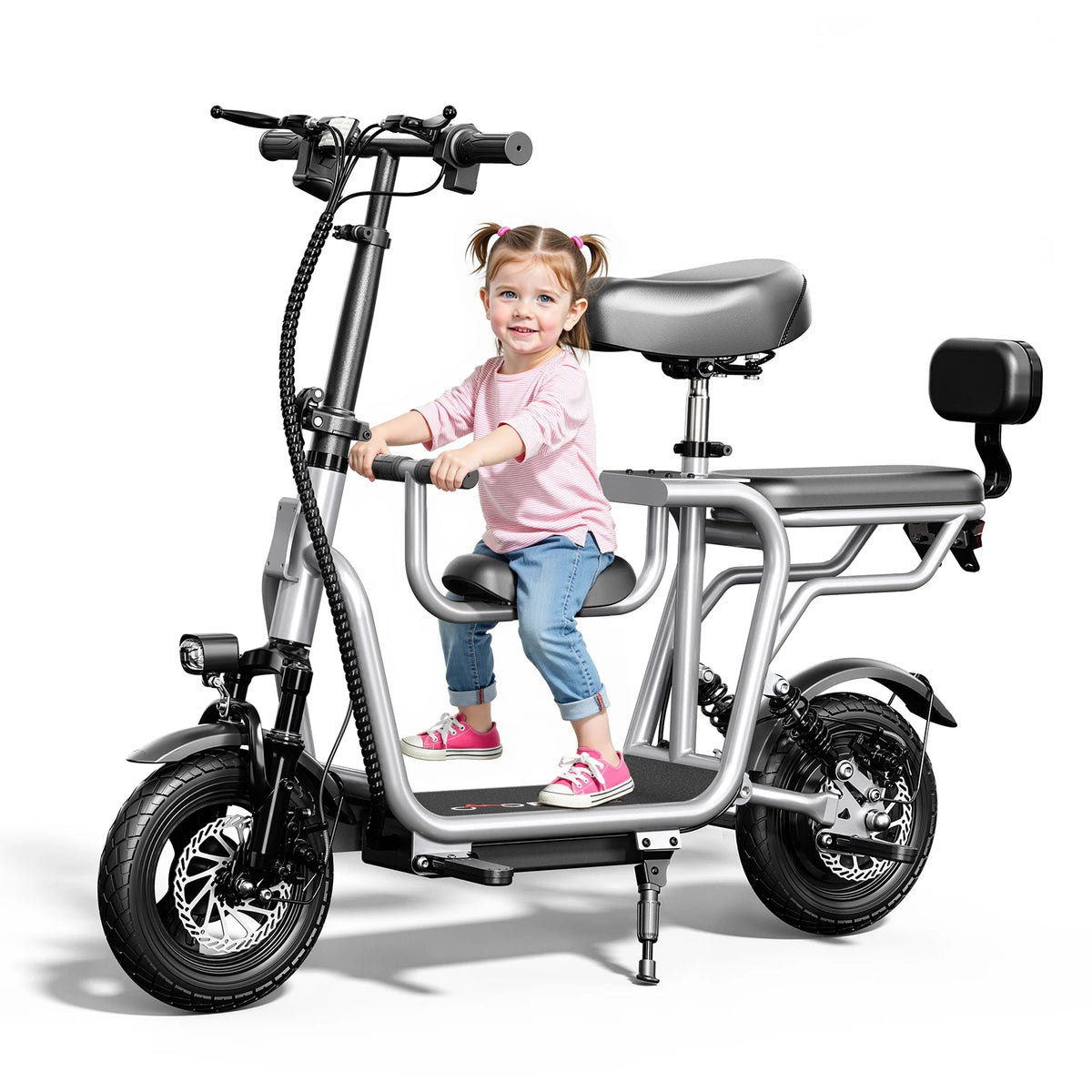 EILLEO SPACEWALK Foldable Electric Scooter with Seat and Brakes
