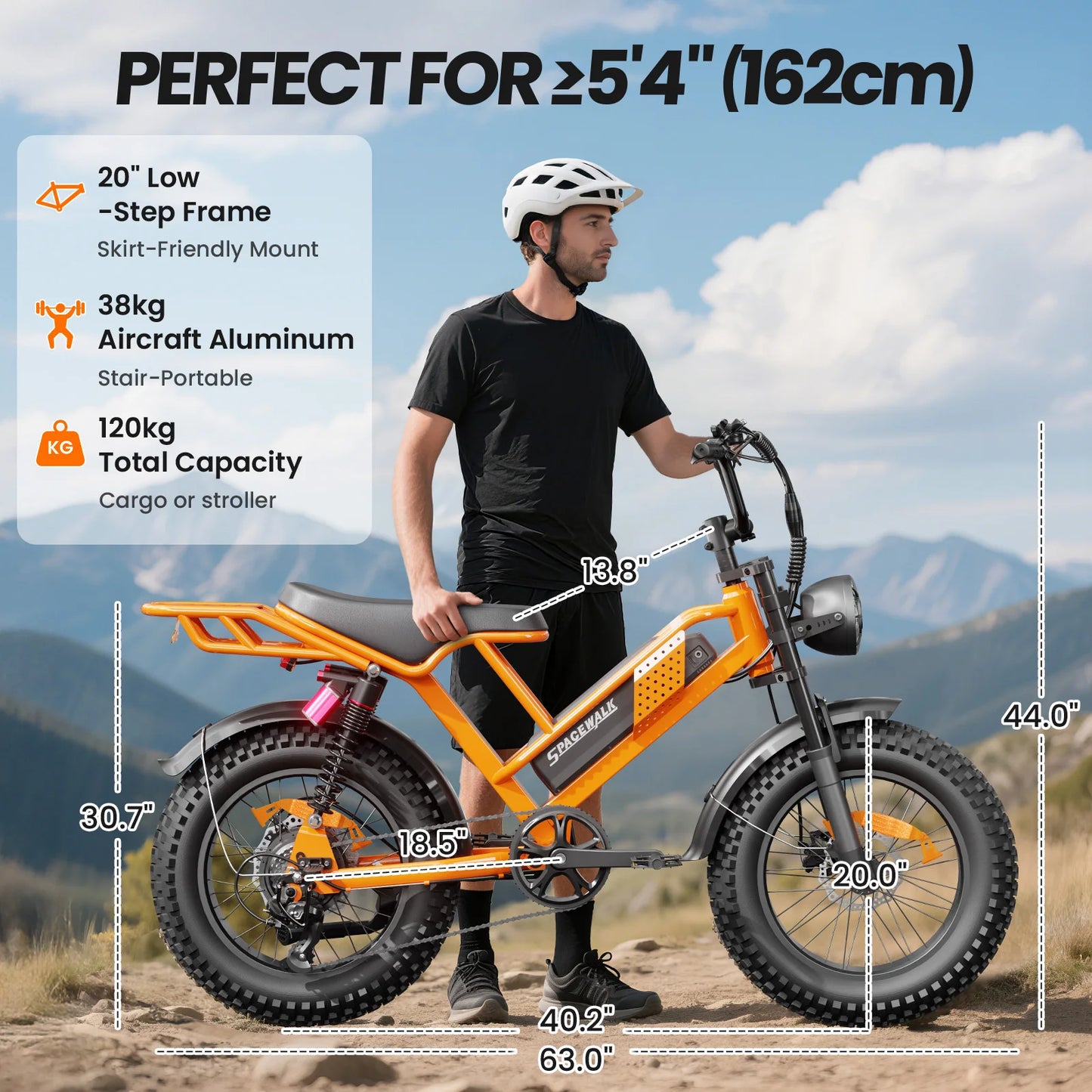 EILLEO SPACEWALK M7 Teens 750W Electric Bike For Daily Commute
