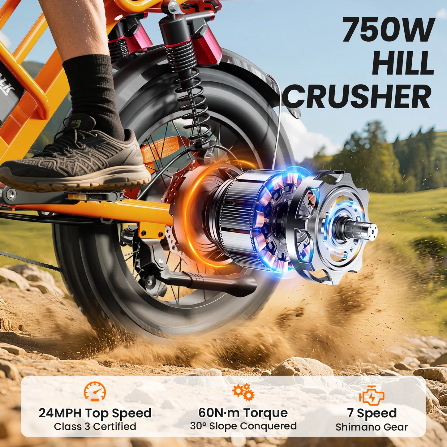 EILLEO SPACEWALK M7 Teens 750W Electric Bike For Daily Commute