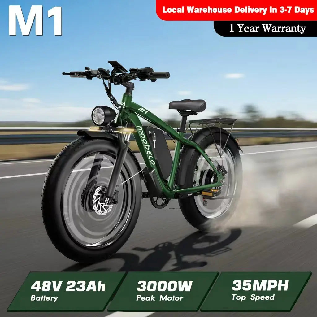 Moobelo M1 2000W Ebike All Terrain Fat Tire