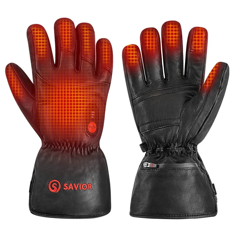 Day Wolf Heated Motorcycle Winter Gloves With Touch Screen Waterproof