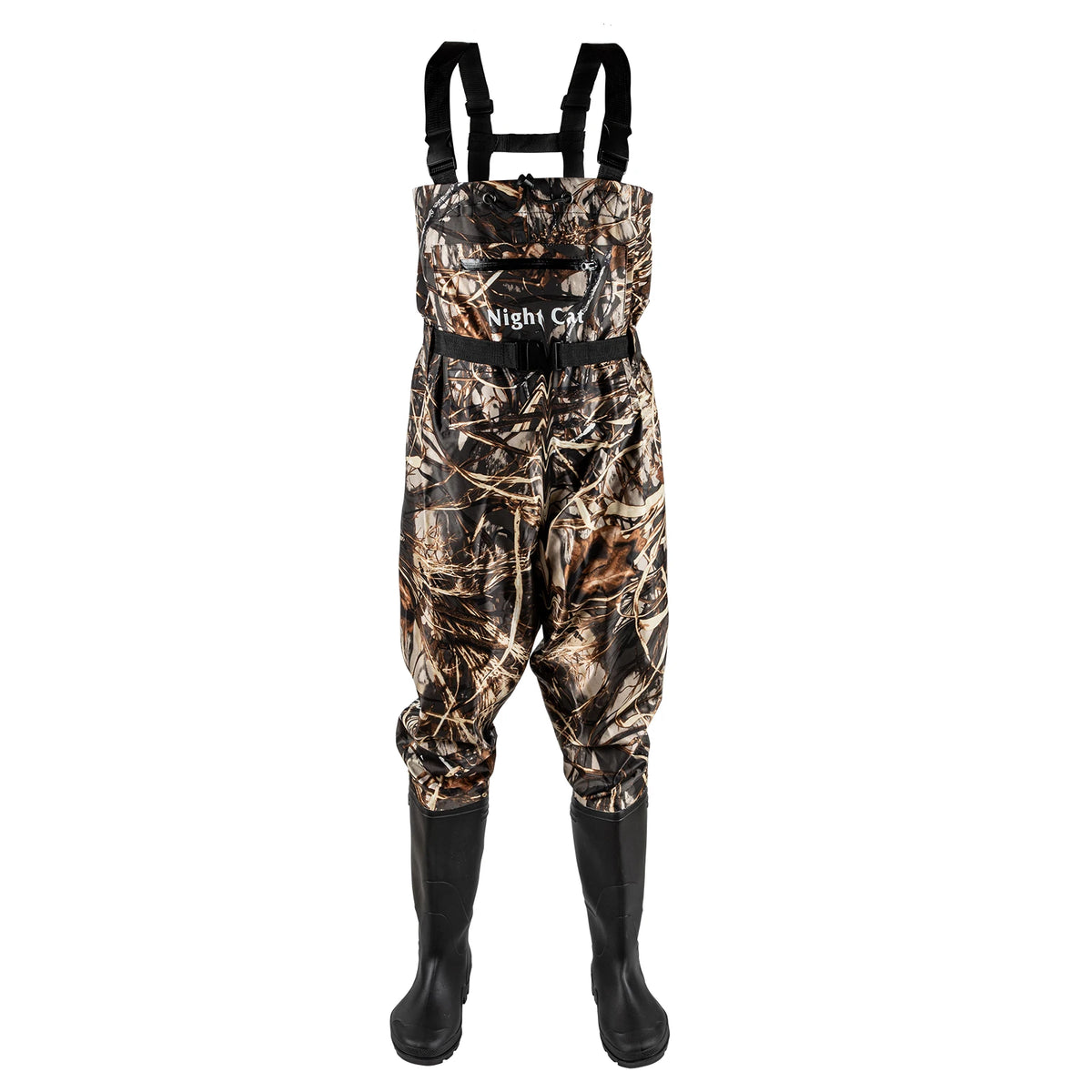 Waterproof Nylon PVC Chest Waders with Boots for Fishing Hunting