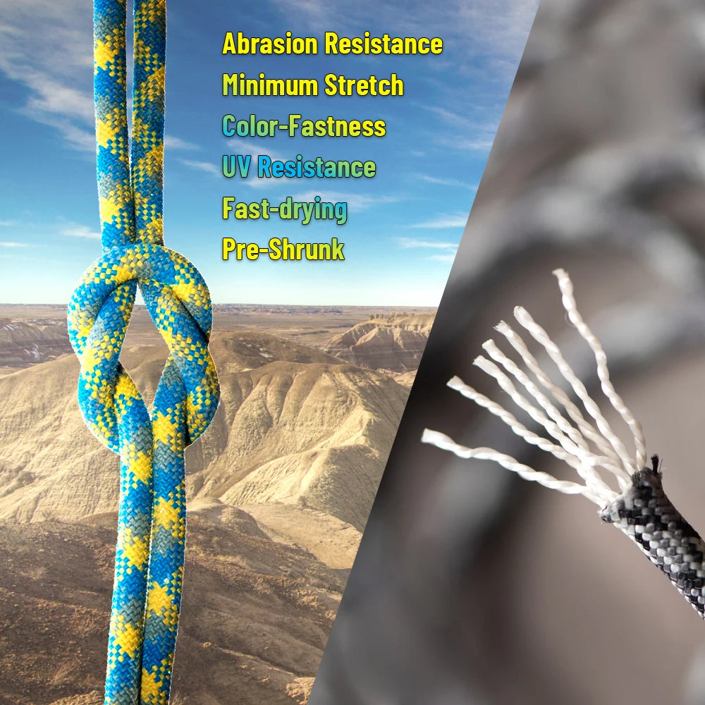 550 Paracord Survival Rope With Seven Core Strands For Camping