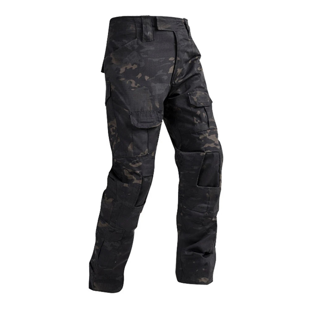 NONECN Combat Pants Tactical Camouflage Multicam For Outdoor Trekking