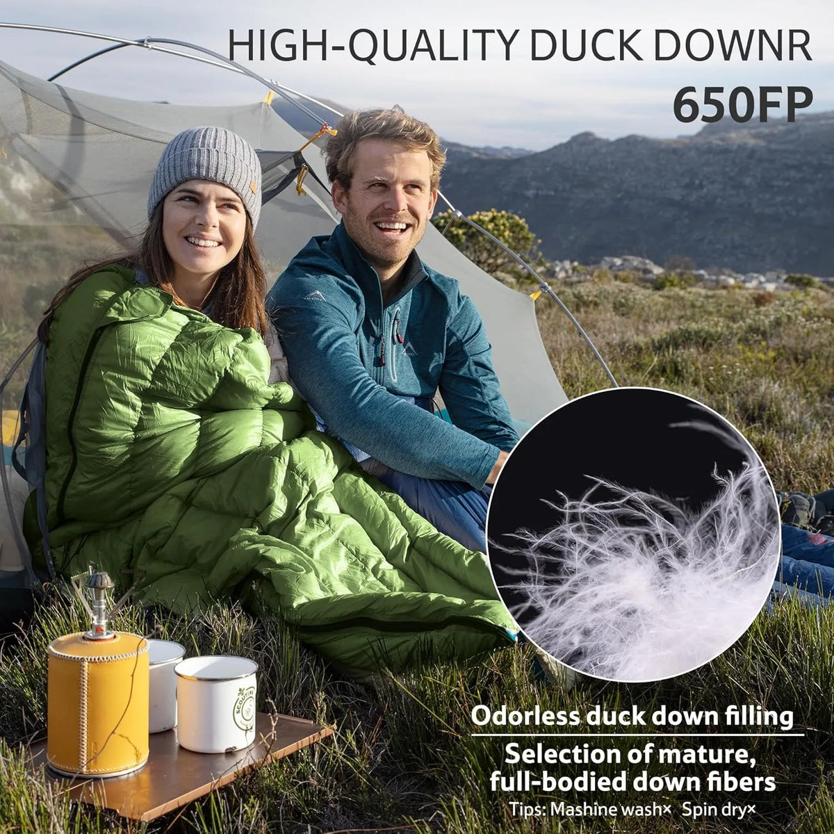 Naturehike Ultralight Duck Down Double Sleeping Bag