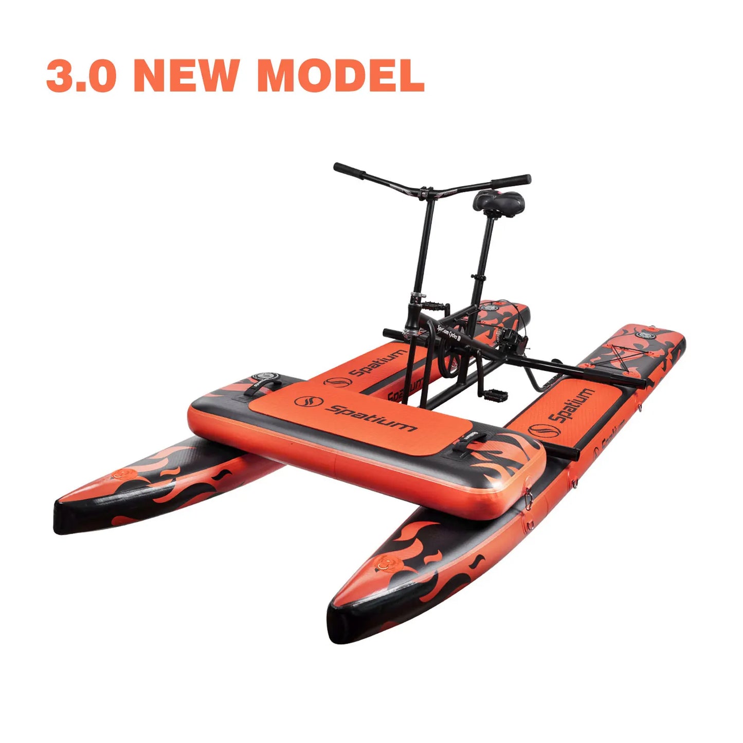 Spatium Water Bike 3.0 Inflatable Pontoon With 3-Blade Propeller