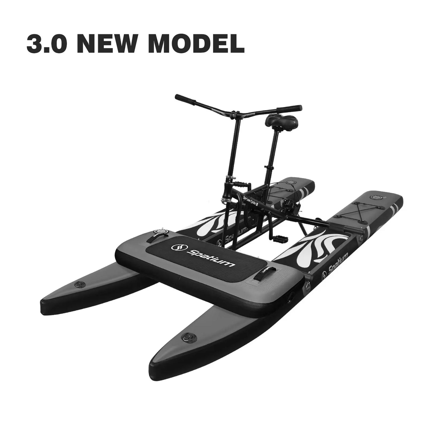 Spatium Water Bike 3.0 Inflatable Pontoon With 3-Blade Propeller