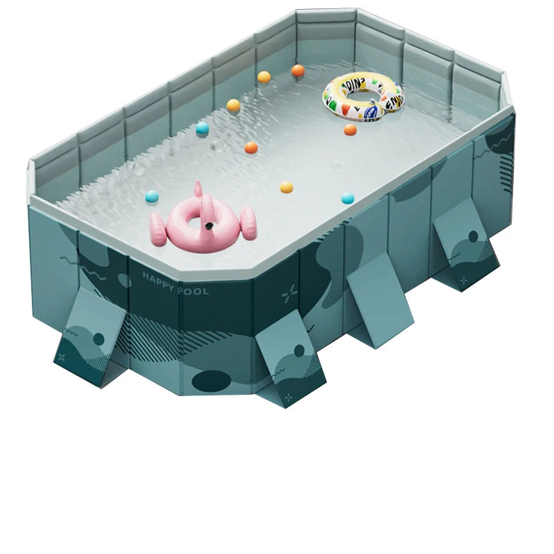 2026 New Outdoor Summer Family Swimming Pool Foldable Children Play Pool Suitable for Outdoor Garden Backyard