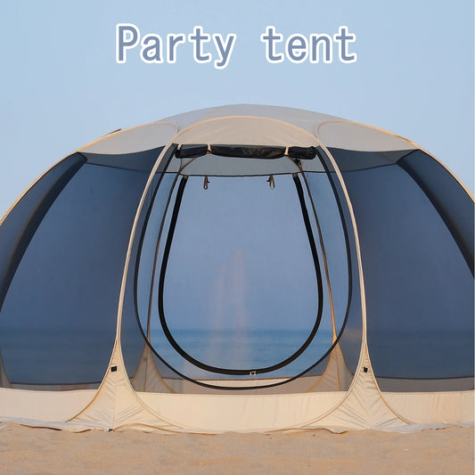 Pakicetus Automatic Family Sun Canopy With Mesh Walls