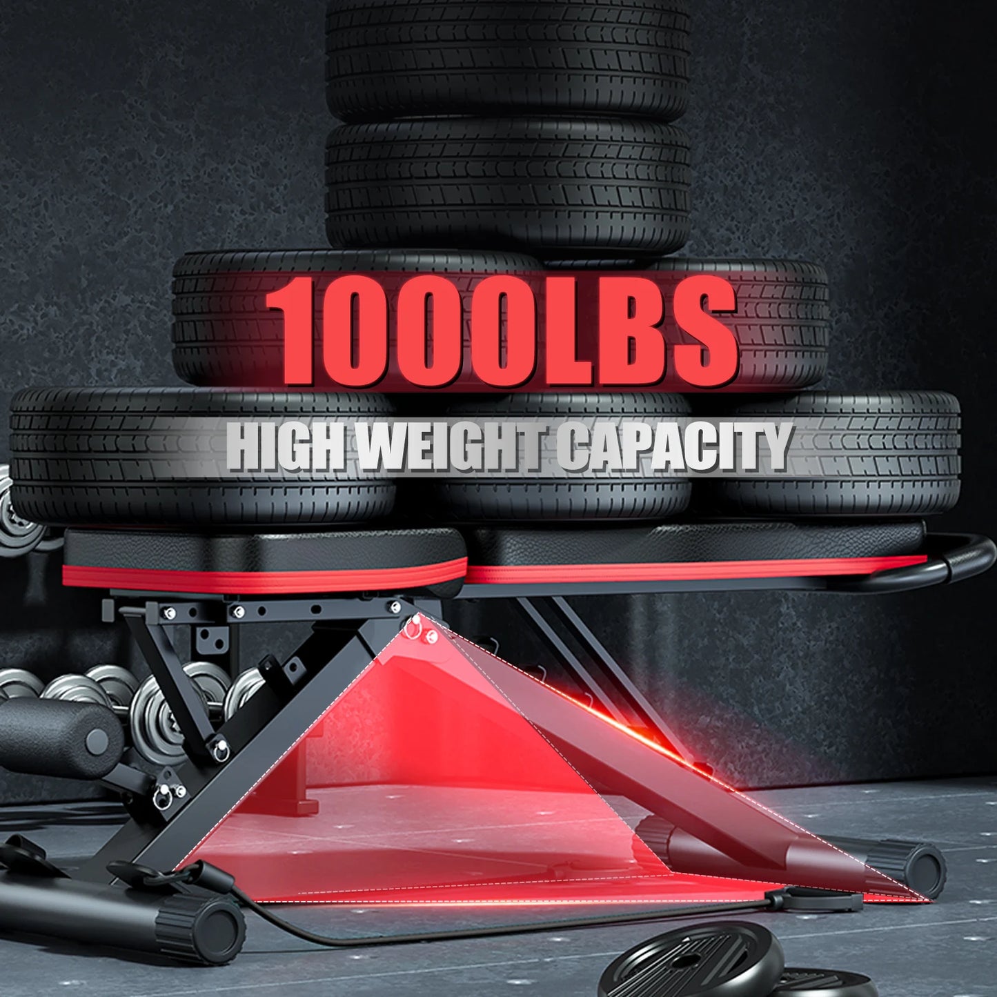 Foldable 14 In 1 Dumbbell Bench Pre Assembled Multi Functional