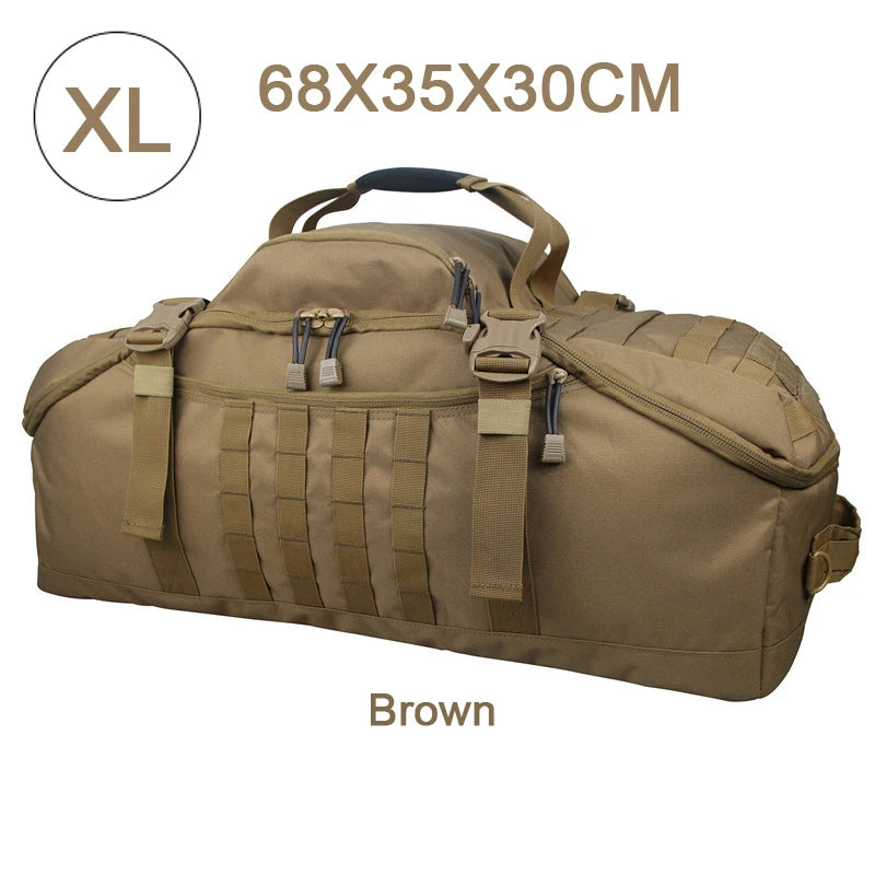 QCN Sport Travel Bag Molle Tactical Duffel For Camping