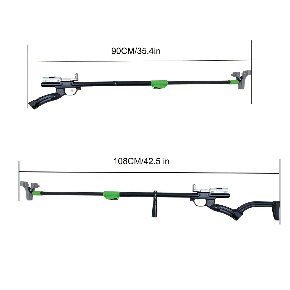 Powerful Metal Slingshot, Outdoor Hunting Catapult, Jungle Field Precision Slingshot, Stainless Steel Trigger Auto Fire Slingsho