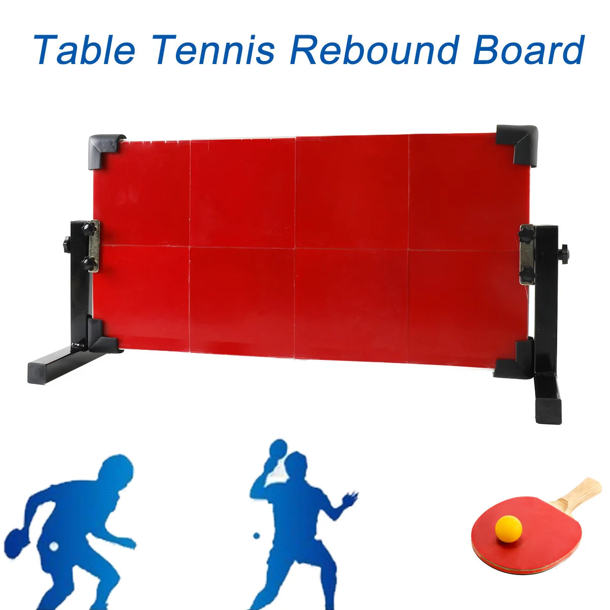 Table Tennis Rebound Board Trainer with 8 Rubber Blocks professional Tennis Sport Accessorie for Home Indoor Outdoor