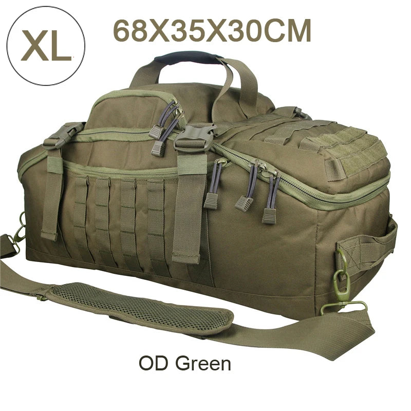 QCN Sport Travel Bag Molle Tactical Duffel For Camping