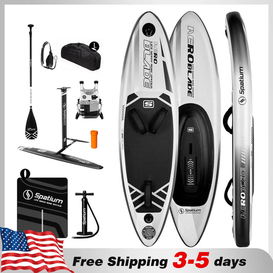 Spatium Inflatable Downwind Board For Unpowered Surfing And SUP