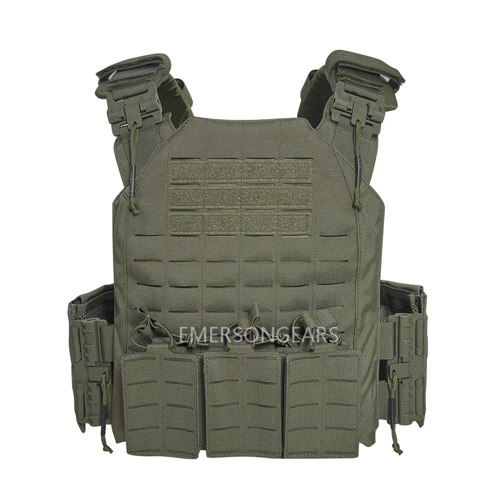 EMERSONGEARSCN 1000D Nylon Quick Release Laser-Cut Vest With Hydration Backpack