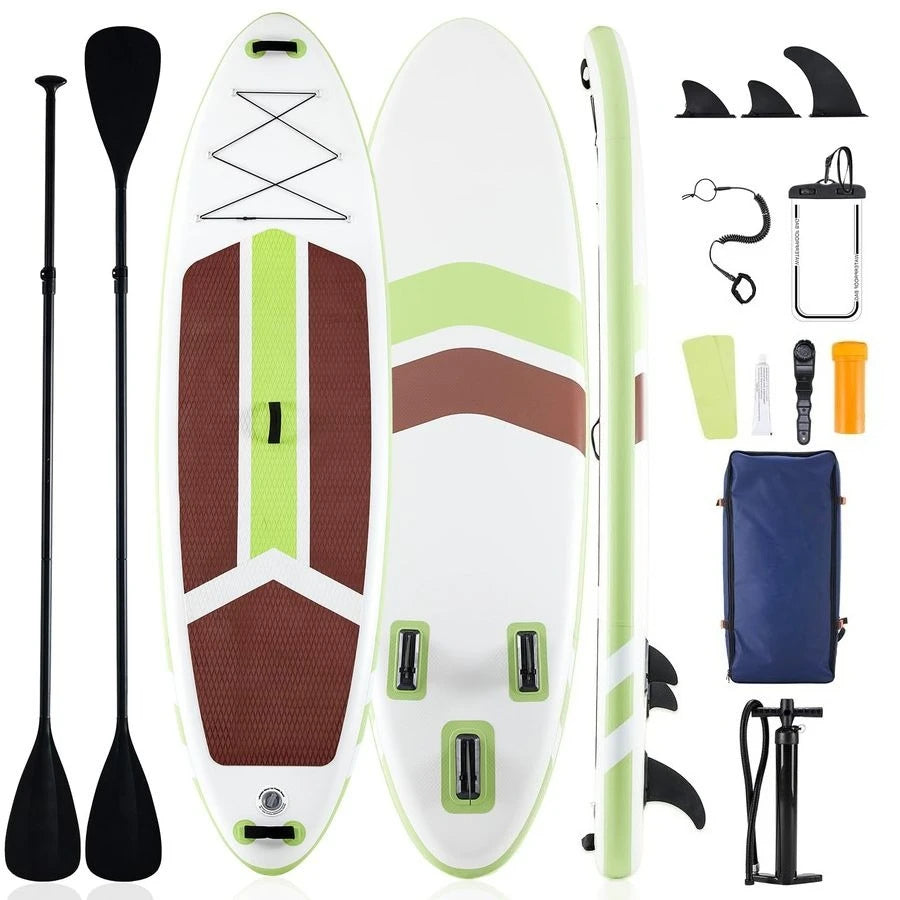 Inflatable SUP Paddle Board With 2in1 Paddle And Accessories