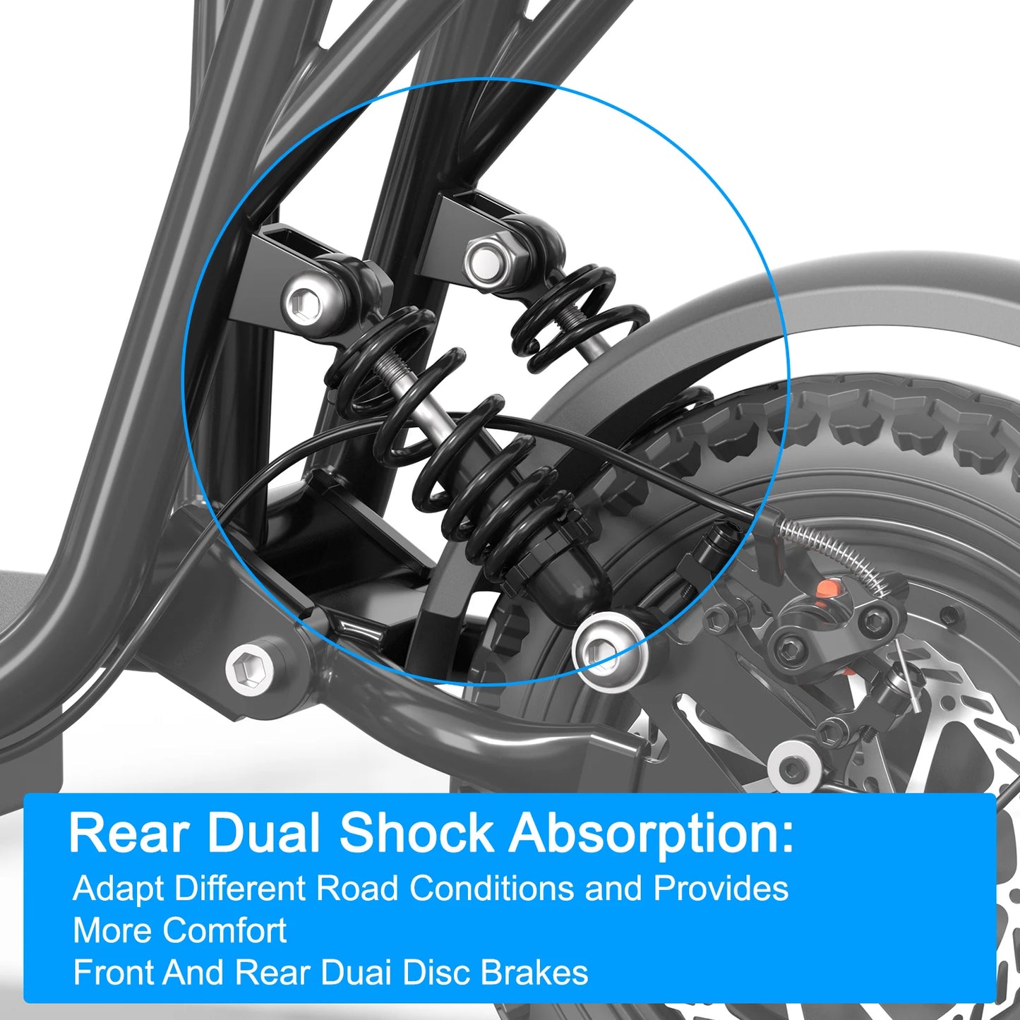 EILLEO Spacewalk 48V Electric Scooter with Seat and Dual Brakes