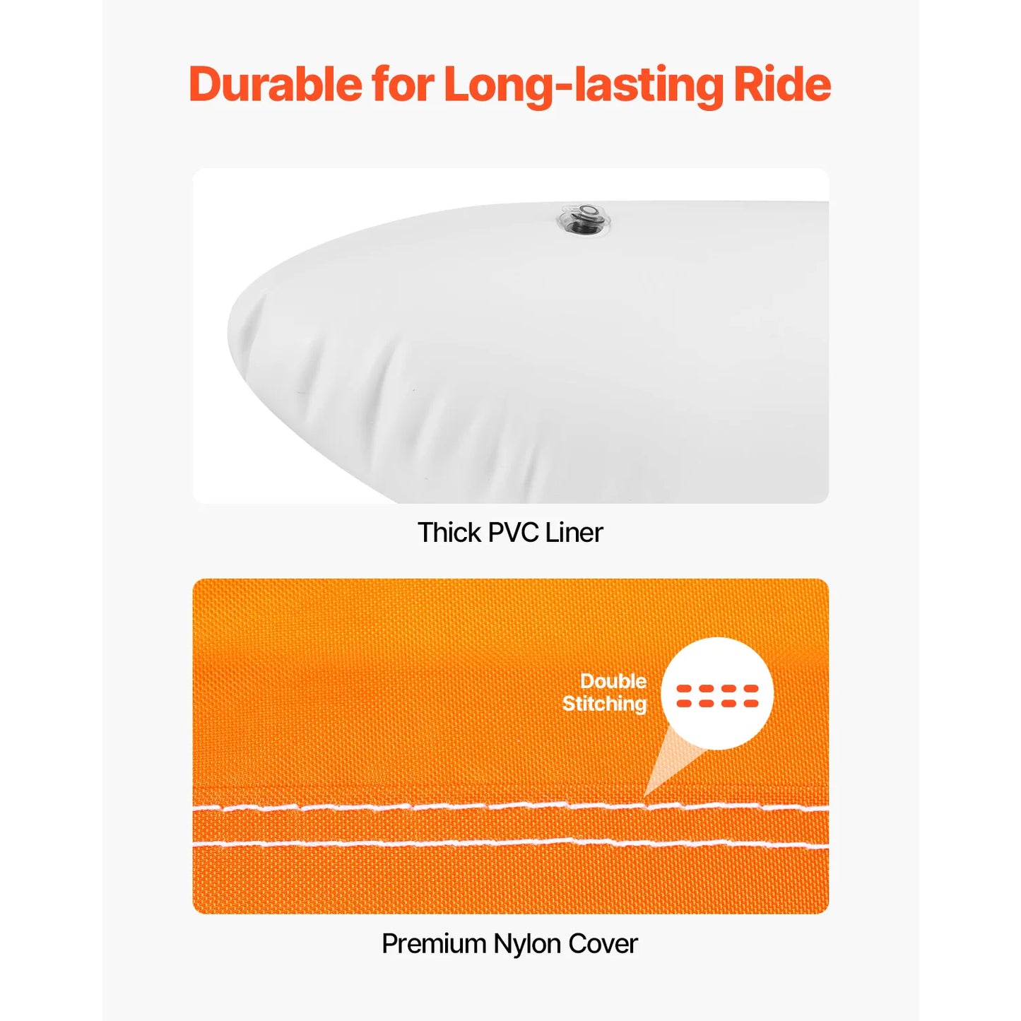 SucceBuy Towable Tubes For Boating 2 Riders Inflatable Water Sports