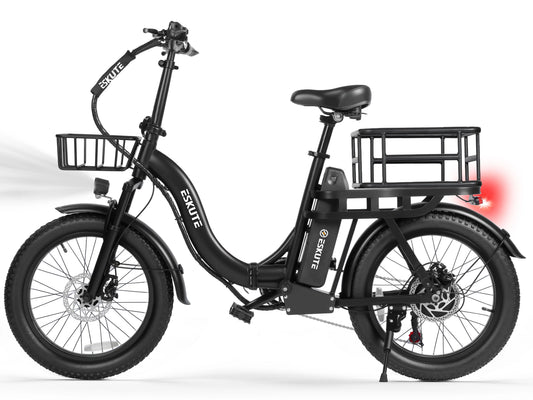 ESKUTE D200 Foldable Electric Bike 1200W Peak Motor 48V Battery