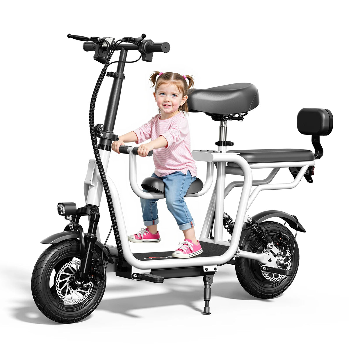 EILLEO SPACEWALK Foldable Electric Scooter with Seat and Brakes