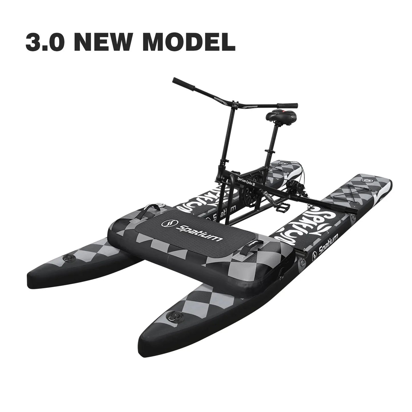 Spatium Water Bike 3.0 Inflatable Pontoon With 3-Blade Propeller