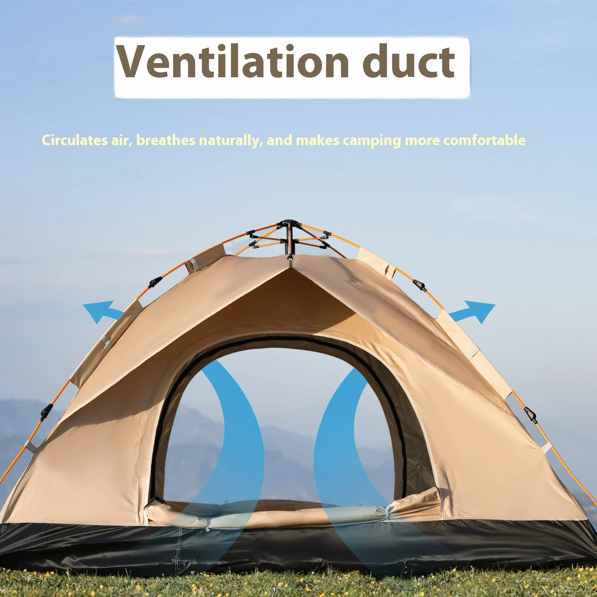 Pakicetus Instant Pop Up Tent Shelter for Beach and Camping