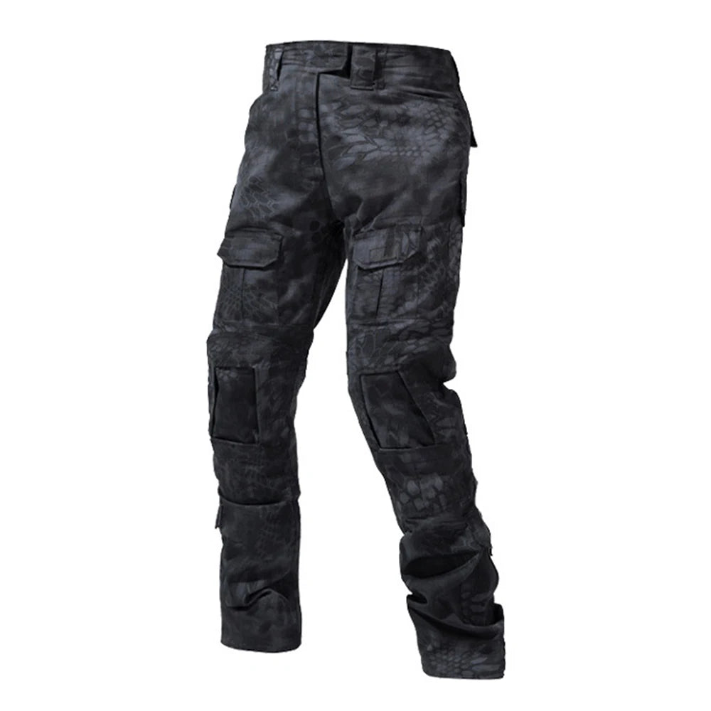 NONECN Combat Pants Tactical Camouflage Multicam For Outdoor Trekking