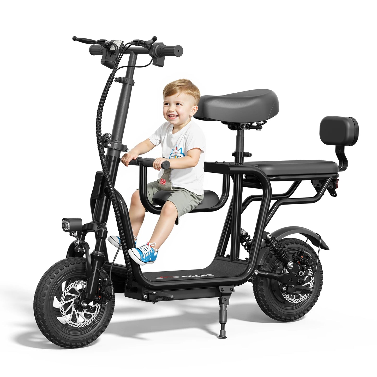 EILLEO Spacewalk 48V Electric Scooter with Seat and Dual Brakes