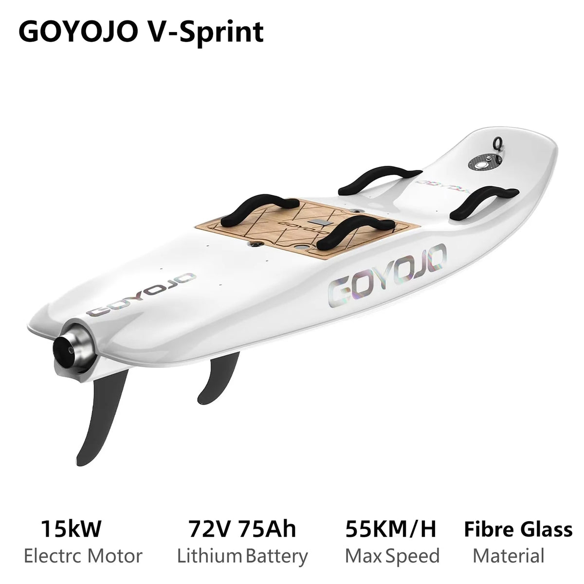 GOYOJO Carbon Fiber Electric Jet Surfboard with Smart Water Scooter