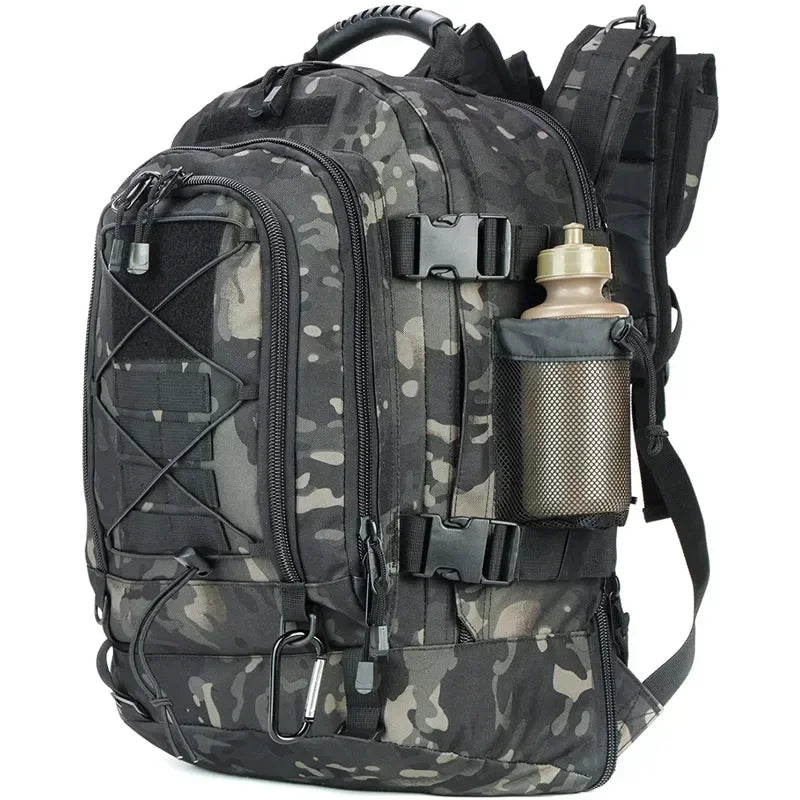 Tactical Water Resistant Hiking Travel Backpack With Laptop Compartment