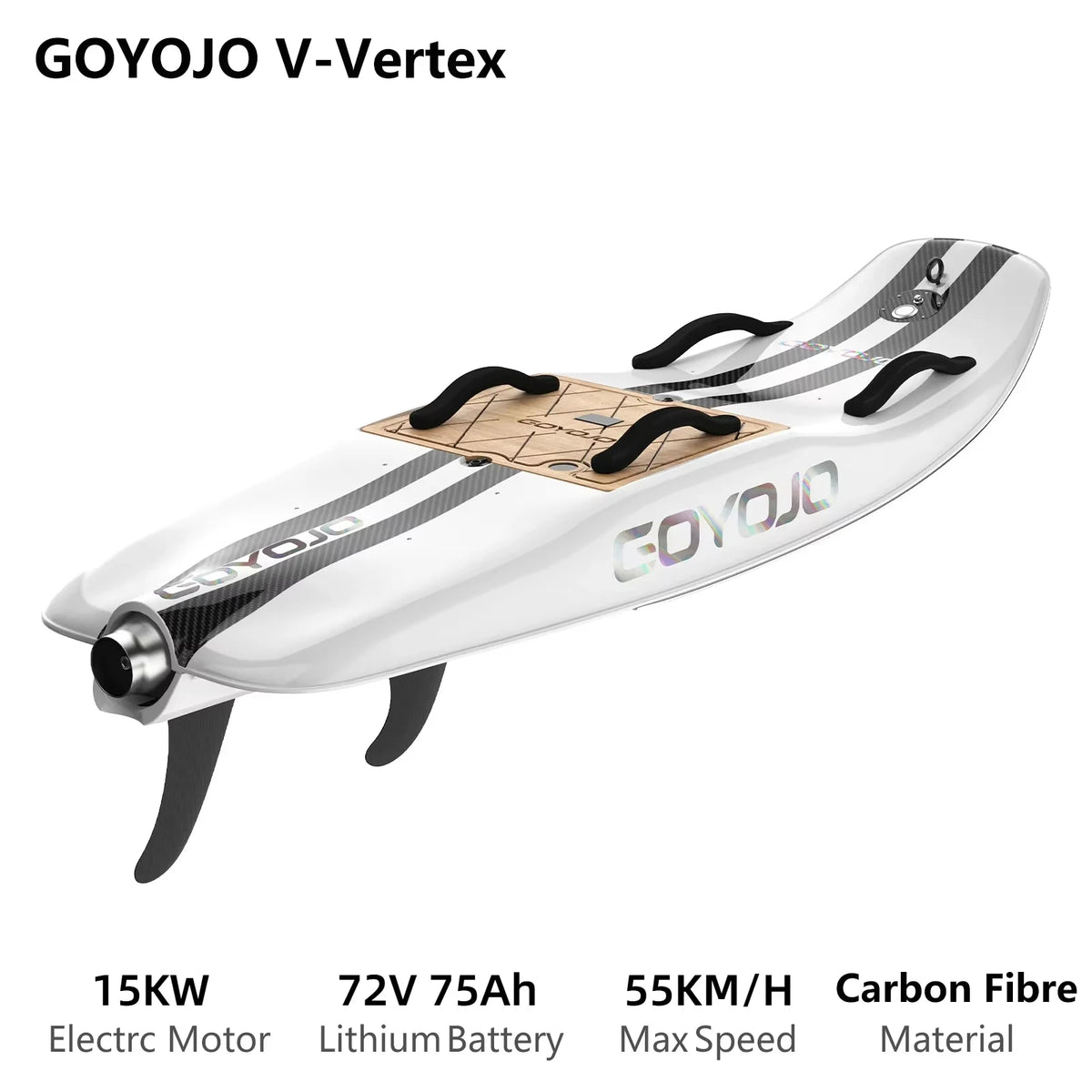 GOYOJO Carbon Fiber Electric Jet Surfboard with Smart Water Scooter