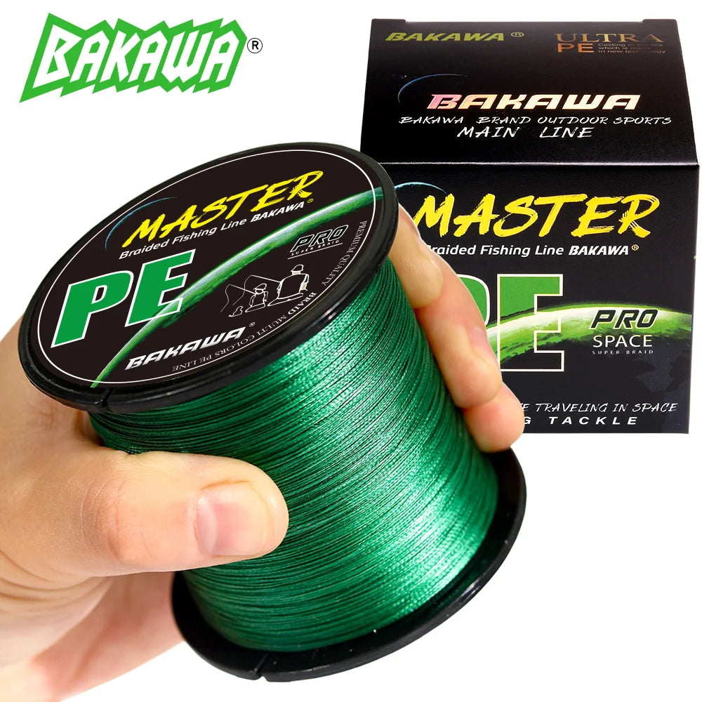 BAKAWA Braided PE Fishing Line for Saltwater and Carp Fishing