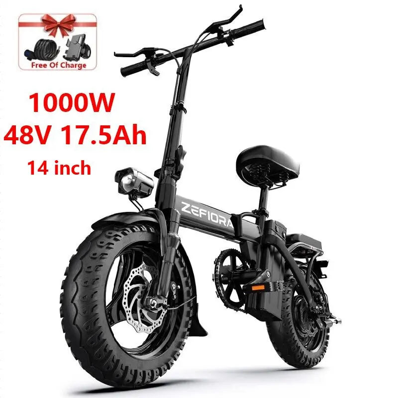 ZEFIORA V10 Electric Fat Bike 1000W 2000W Dual Motors