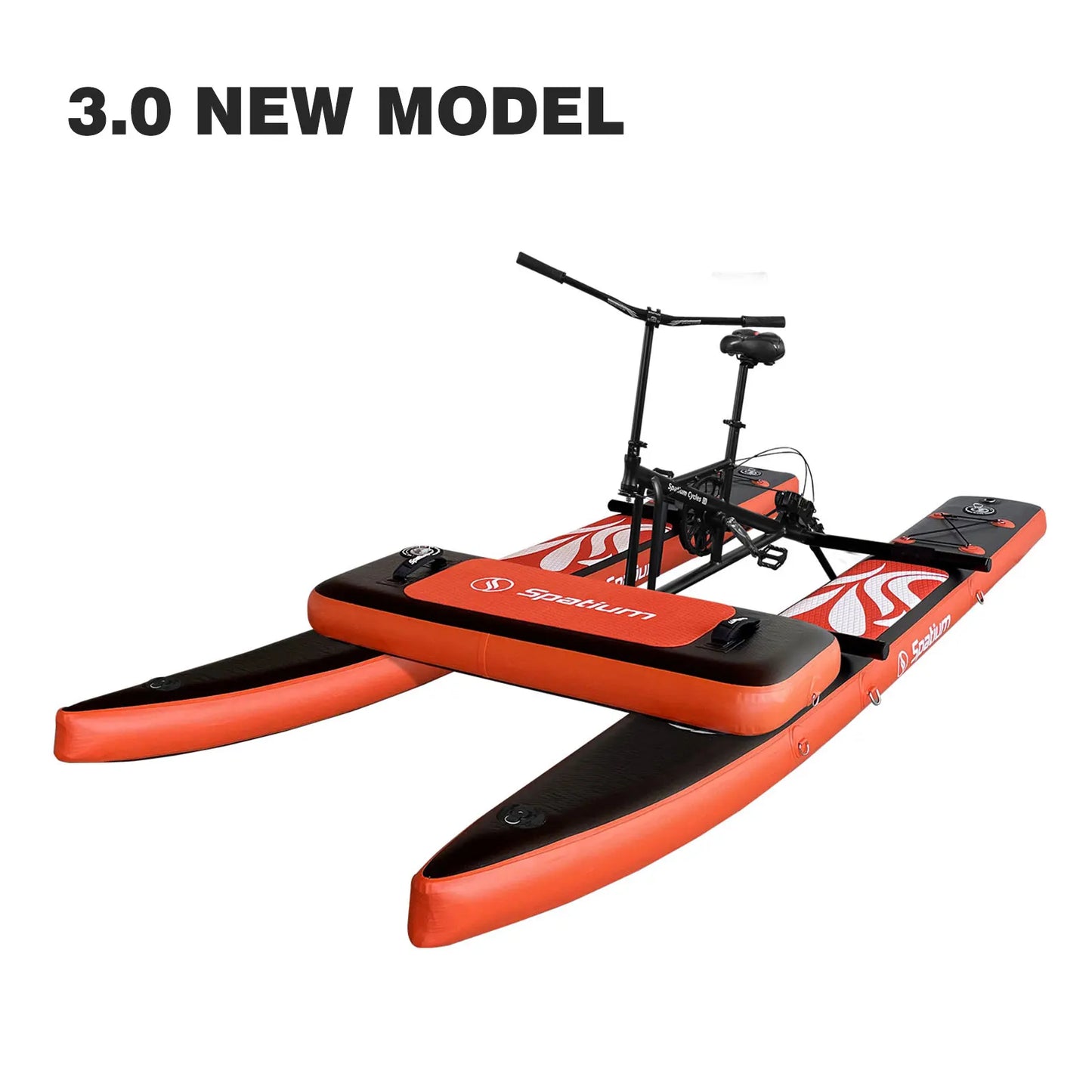 Spatium Water Bike 3.0 Inflatable Pontoon With 3-Blade Propeller