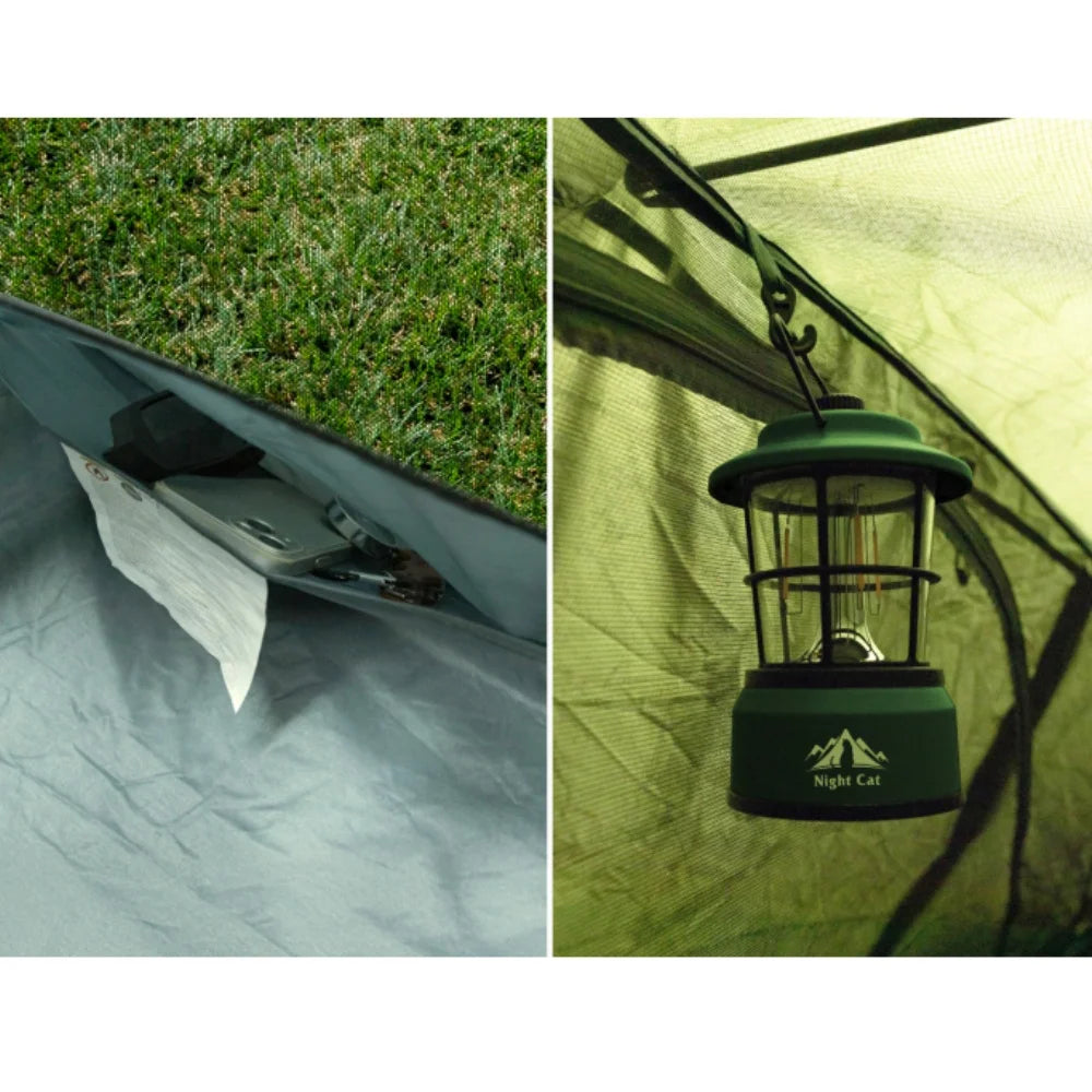 Night Cat Elevated Convertible Camping Cot Tent With Vestibule