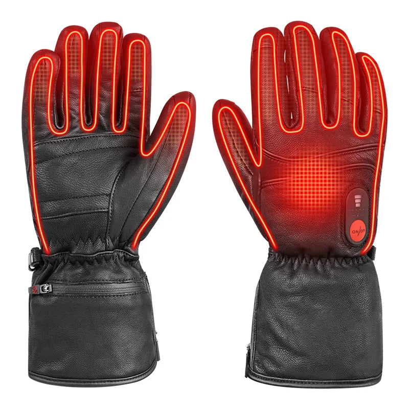 Day Wolf Heated Motorcycle Winter Gloves With Touch Screen Waterproof