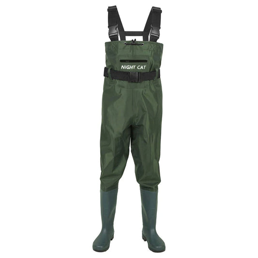 Night Cat Breathable Waterproof Chest Waders With Boots And Belt