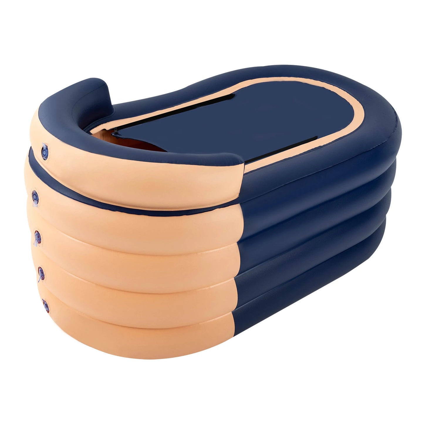 Inflatable Swimming Pool With Ergonomic Backrest And Wireless Pump