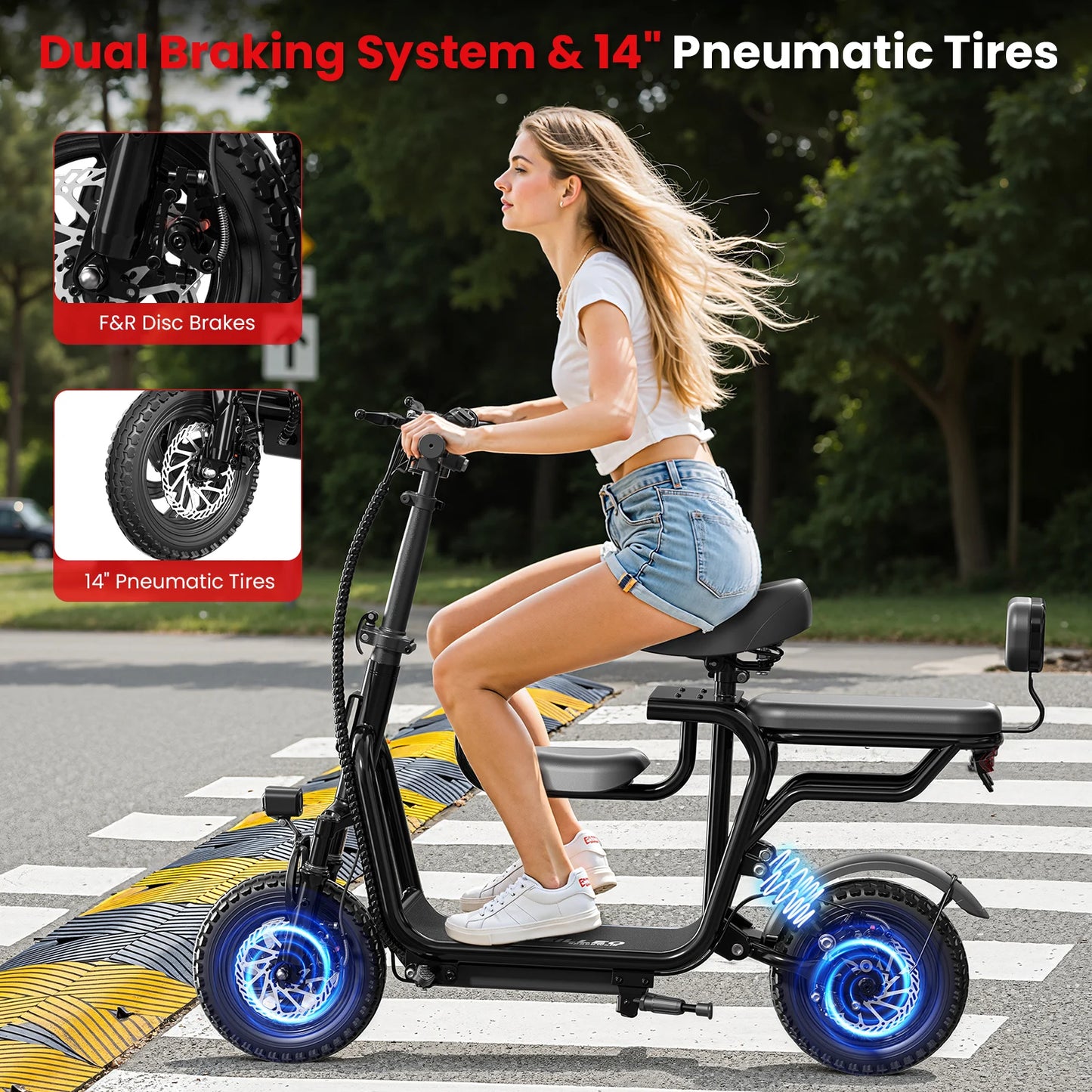 EILLEO SPACEWALK Foldable Electric Scooter With Seat