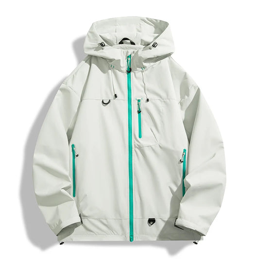 Unisex Hiking Jacket Waterproof Autumn Windbreaker Ourdoor Hooded Coats Women New Jacket Men Fishing Camping Climbing Coats
