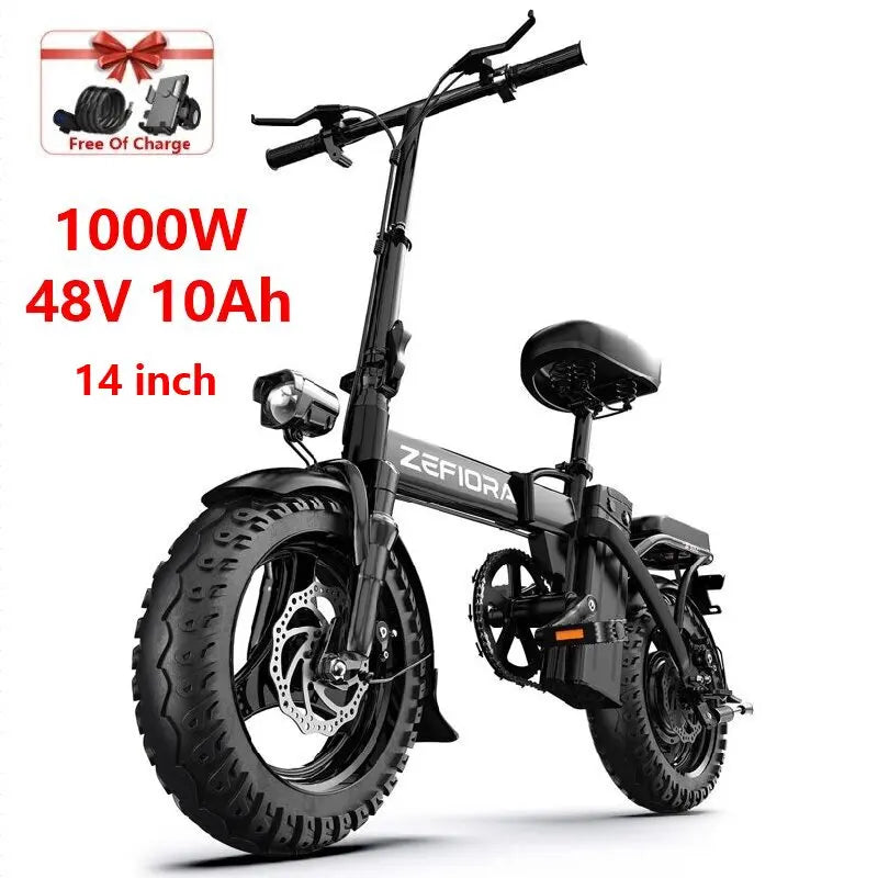 ZEFIORA V10 Electric Fat Bike 1000W 2000W Dual Motors