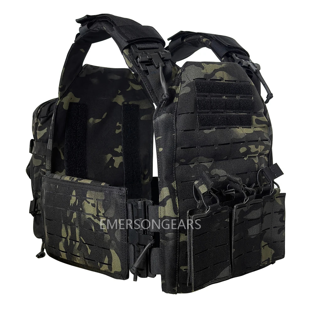 EMERSONGEARSCN 1000D Nylon Quick Release Laser-Cut Vest With Hydration Backpack