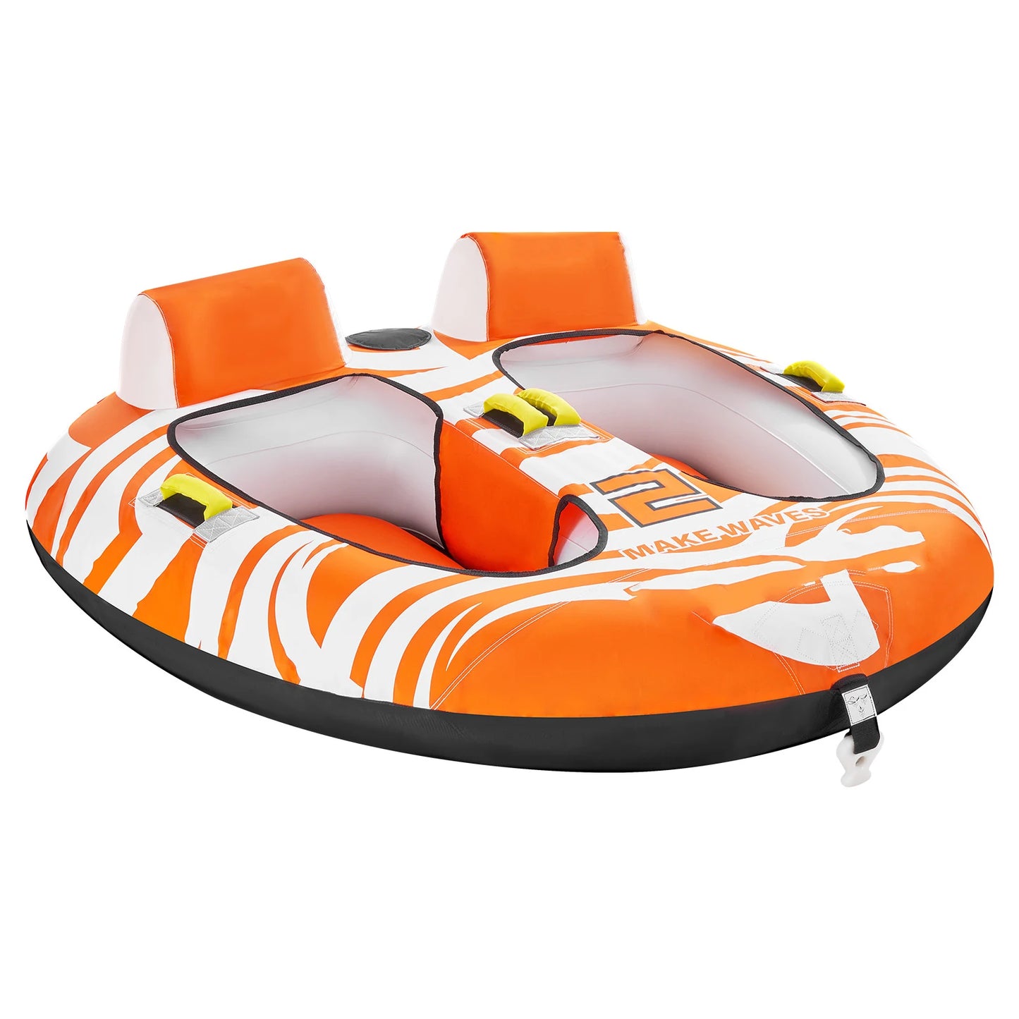 SucceBuy Towable Tubes For Boating 2 Riders Inflatable Water Sports