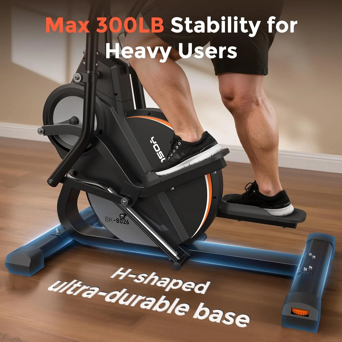 YOSUDA Three In One Elliptical Workout Machine For Home