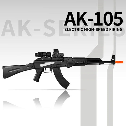 AK105 Electric Gel Ball Gun[7.4v High-Speed Continuous Shooting Upgraded Version]Automatic Continuous Shooting Mode And Linkage