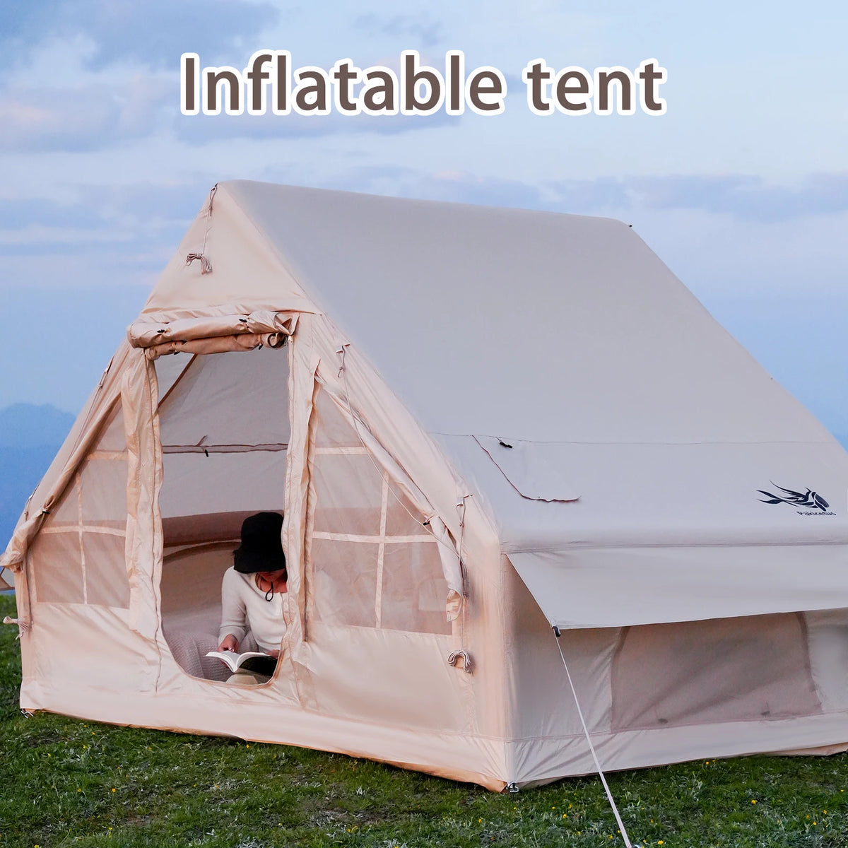 Pakicetus Inflatable Camping Tent Quick Setup Waterproof All Season